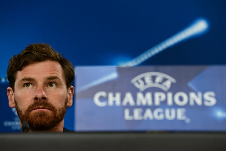 Zenit's head coach Andre Villas Boas looks on during a press conference at Luz stadium in Lisbon on February 15, 2016, on the eve of the UEFA Champions League round of 16 football match SL Benfica vs FC Zenith