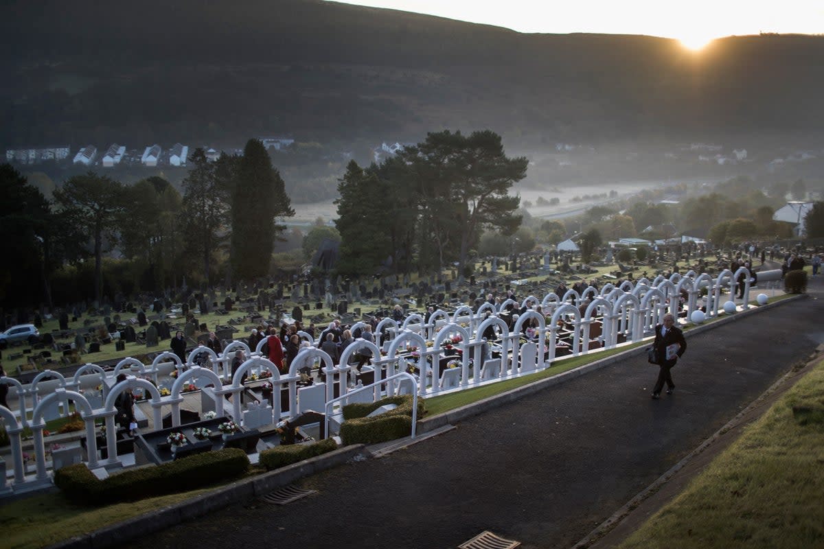 The victims of the Aberfan Disaster are remembered every year on October 21  (Christopher Furlong/Getty Images)