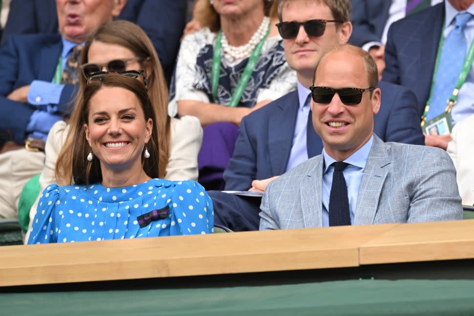 Kate Middleton and Prince William at Wimbledon 2022