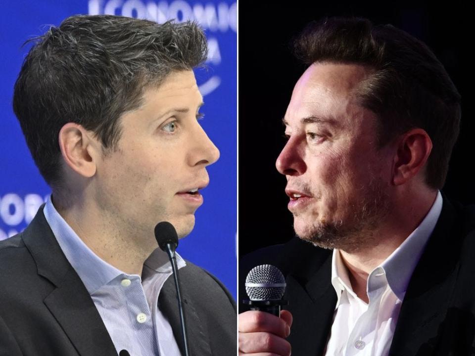 OpenAI CEO Sam Altman and Elon Musk. - Copyright: Getty Images