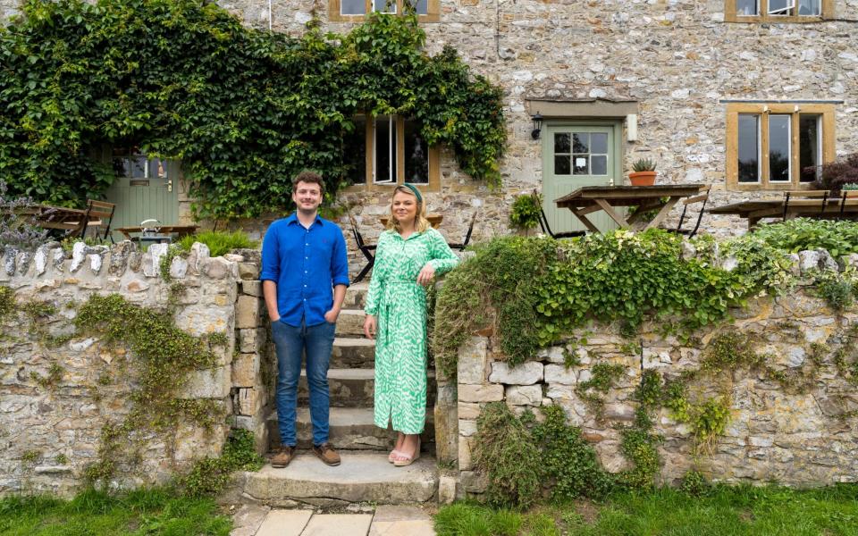 Ben and Maddie The Cotley Inn