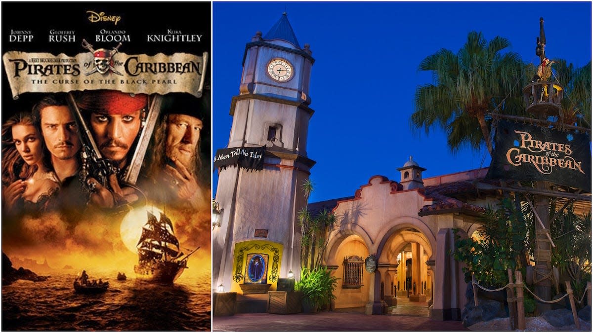 pirates of the caribbean ride