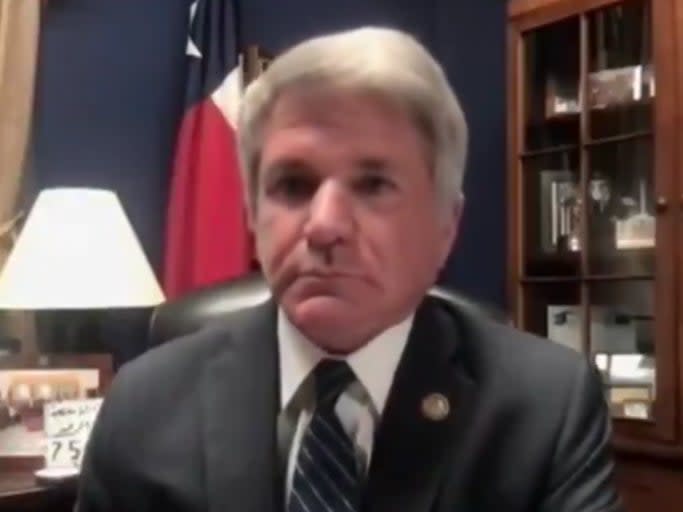 <p>El representante de Texas, Michael McCaul, dijo que el expresidente tiene el deber de despedir a sus seguidores.</p> (CNN )