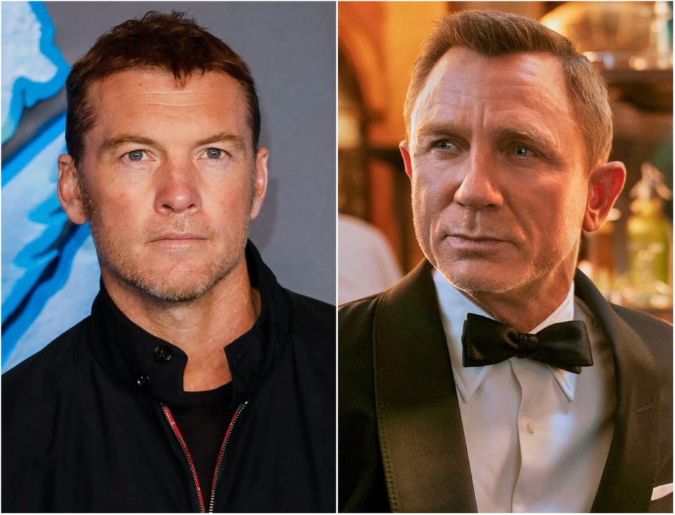 Sam Worthington (left) and Daniel Craig (Getty Images)