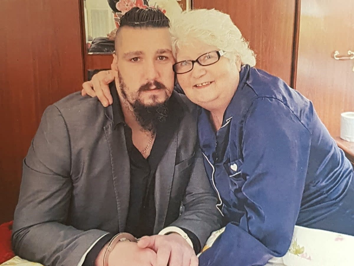 IPP prisoner Wayne Williams, pictured with his late grandmother, has served more than 18 years in prison after being given a 23-month jail sentence  (Supplied)