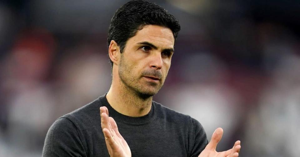 Arsenal boss Mikel Arteta claps supporters Credit: PA Images