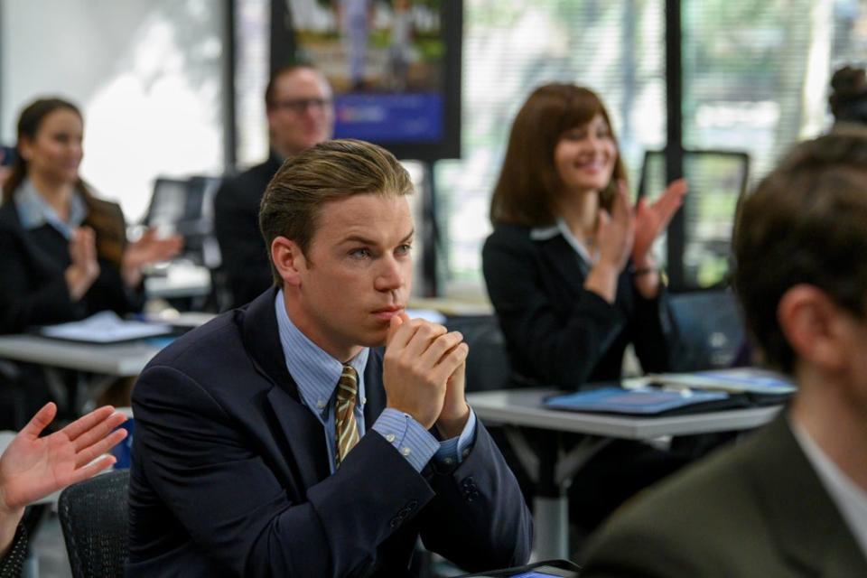 Will Poulter as sales rep Billy (AP)