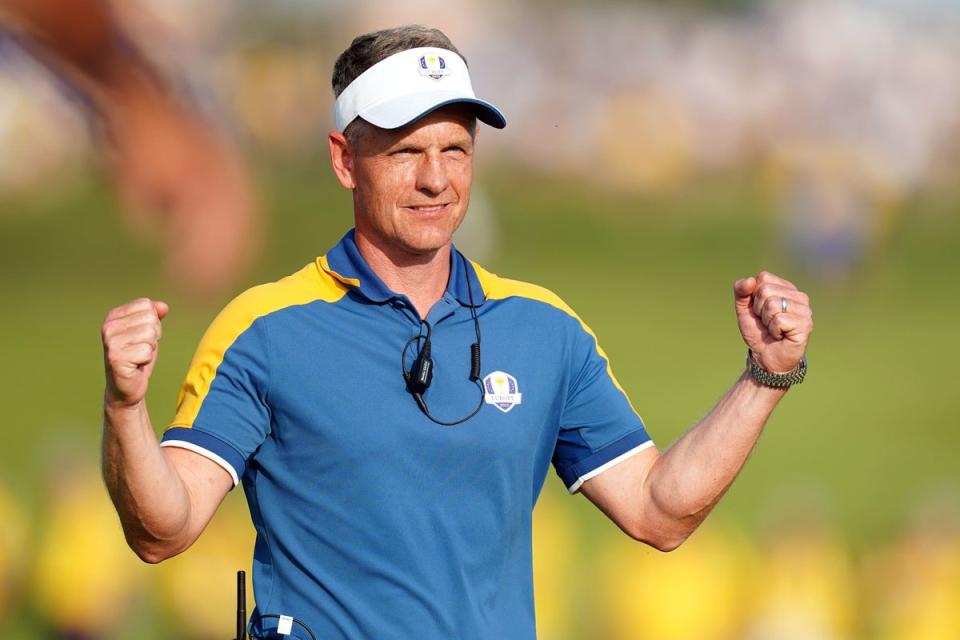 Luke Donald has been reappointed after masterminding a commanding win in Rome earlier this year (PA)