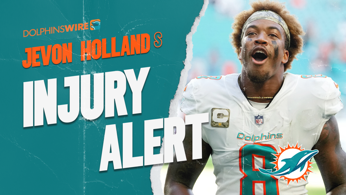 Dolphins S Jevon Holland leaves game vs. Patriots