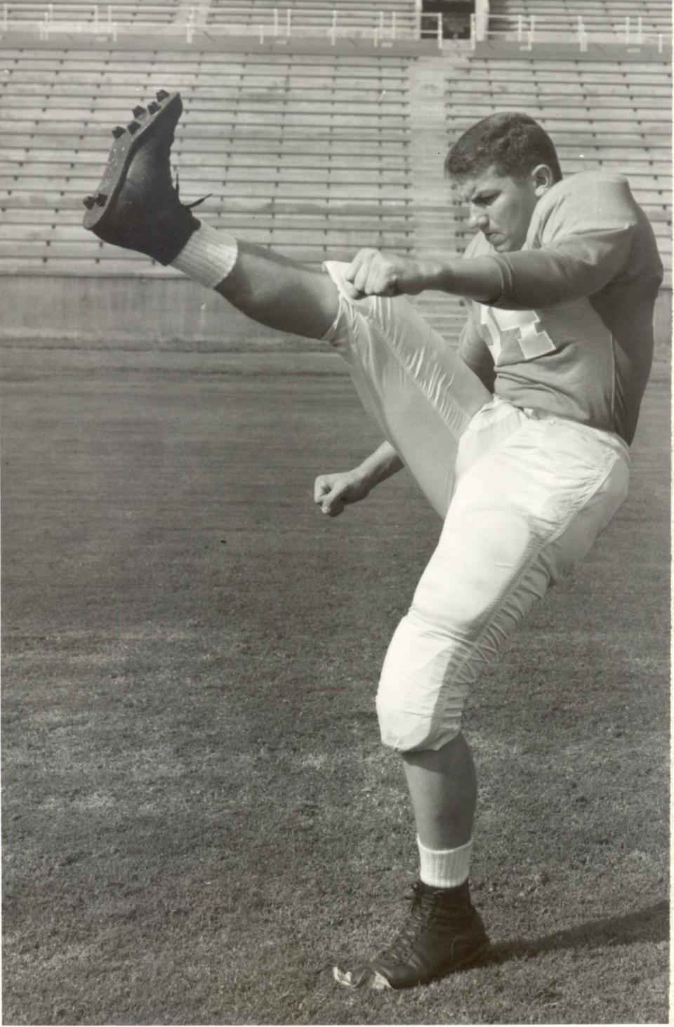 Sammy Burklow made the game-winning field goal in Tennessee's 3-0 win over Texas A&M in the 1957 Gator Bowl.