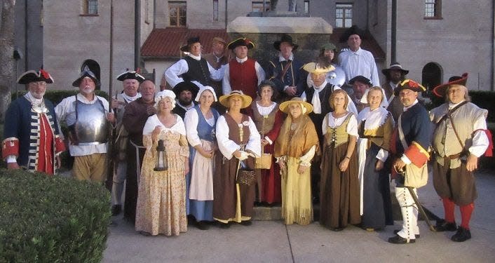 Take a walk Saturday with living history re-enactors at the living history saunter.