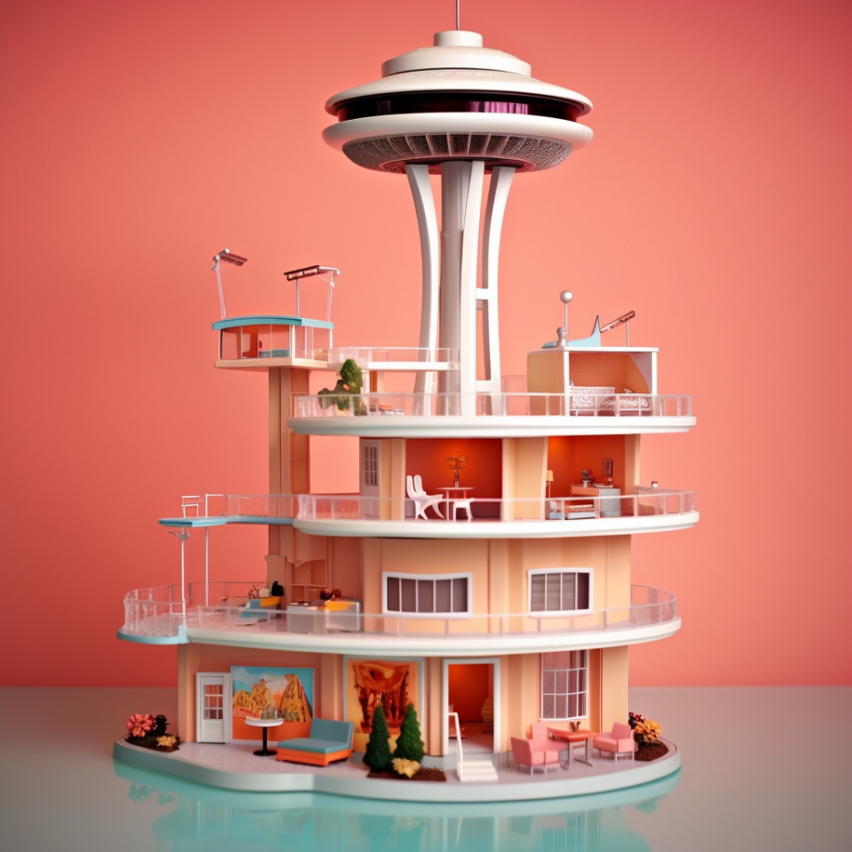 Barbie Space Needle