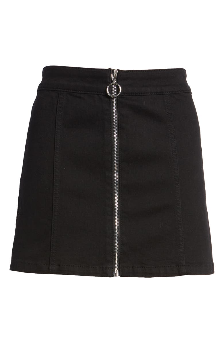 BP. Zip Front Mini Skirt