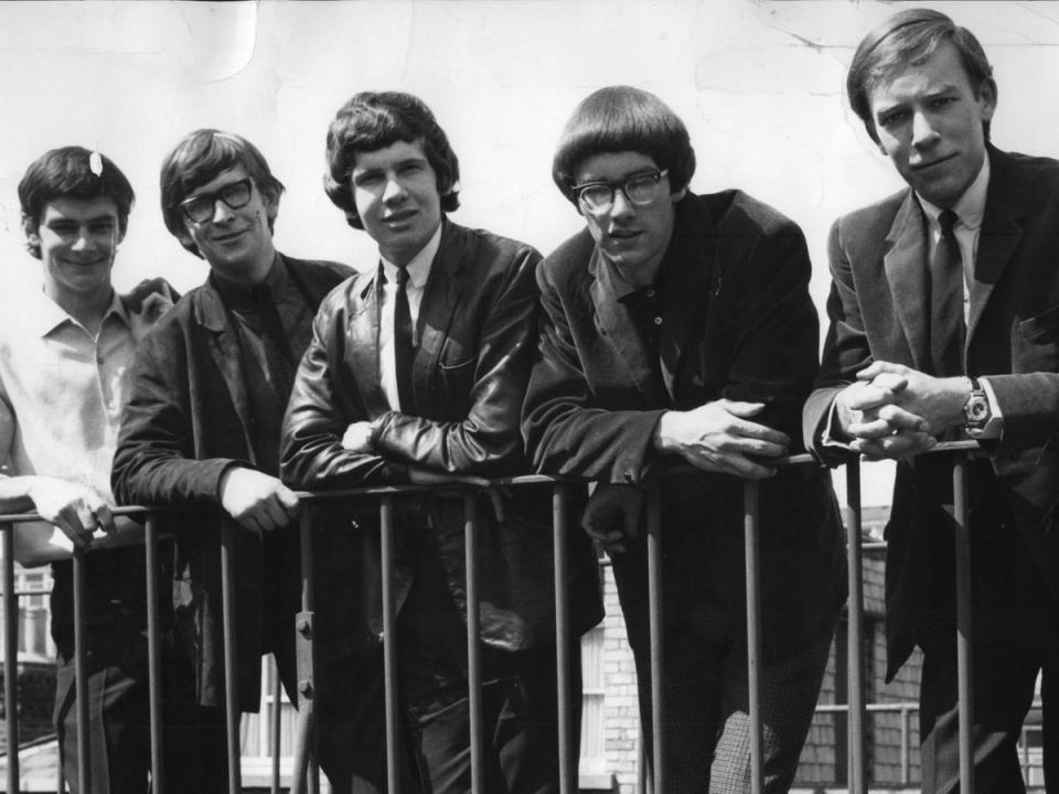 The Zombies in 1964 (Davis/ANL/Shutterstock)