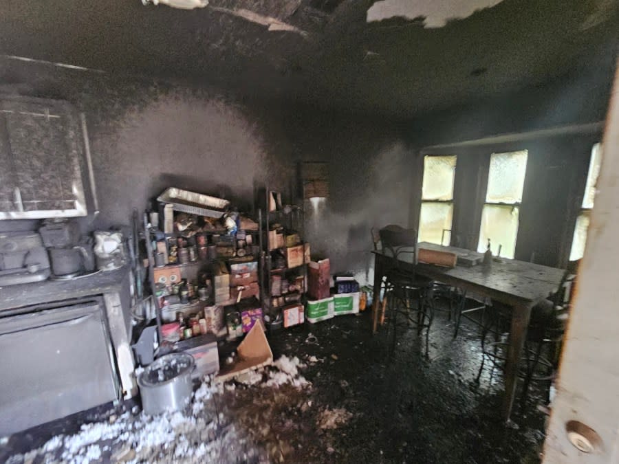 A family was left without a home after a battery ignited in a Leander home over the weekend | Courtesy Amanda Bianchi