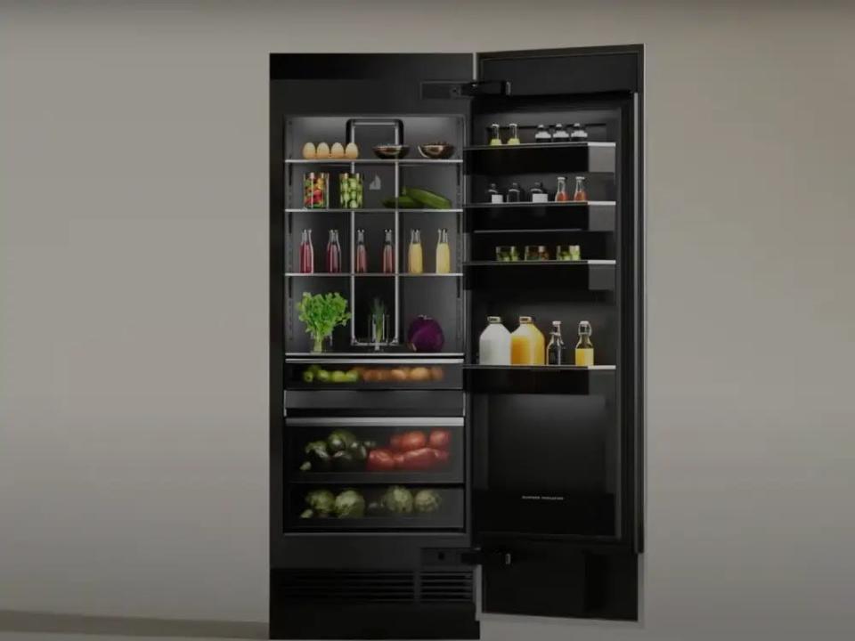 fridge with thinner walls