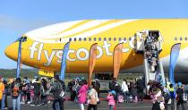 Passengers on the inaugural Singapore to Gold Coast flight disembark at Gold Coast Airport. Gold Coast Airport has been named among the top child-friendly airports in the world by Conde Nast Traveller India magazine.