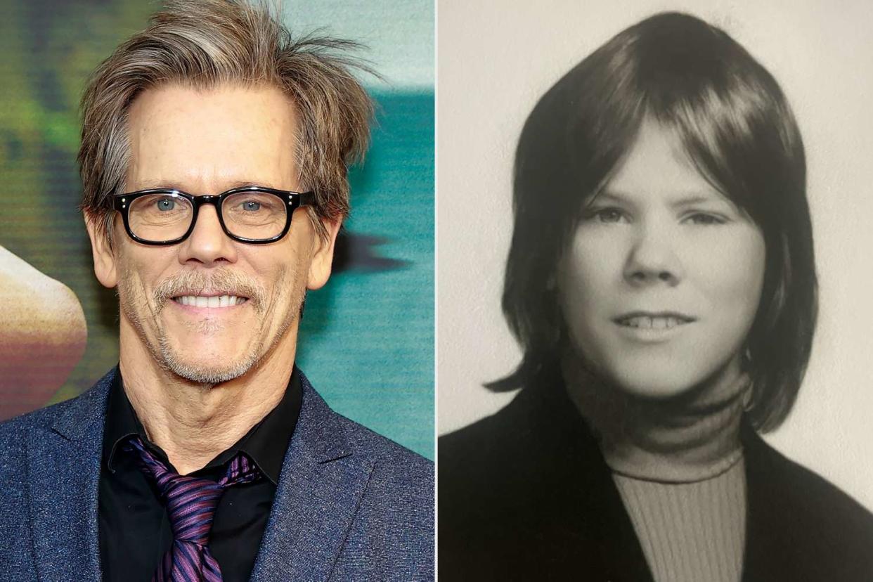 <p>Jason Mendez/Getty; Kevin Bacon/Instagram</p> (Left-right:) Kevin Bacon in 2023; in a photo shared to Instagram