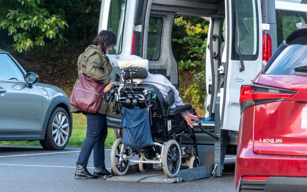 wheelchair accessible vehicle - Alamy 