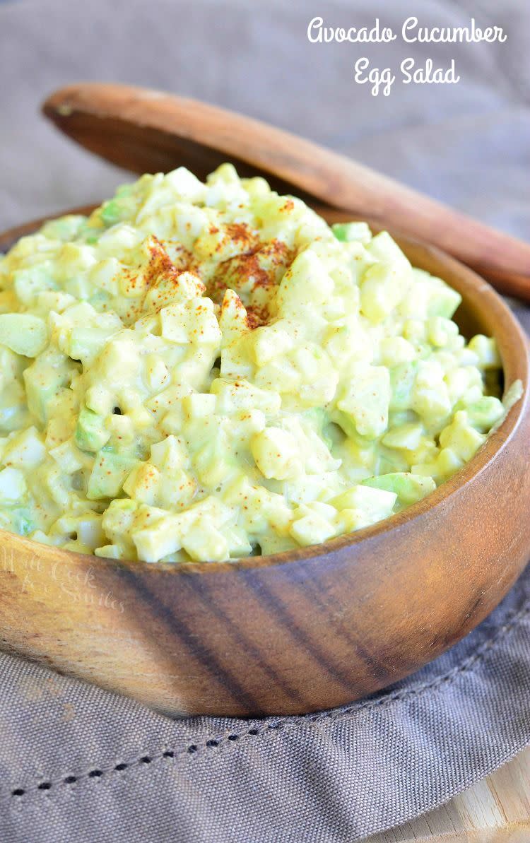 Avocado Cucumber Egg Salad