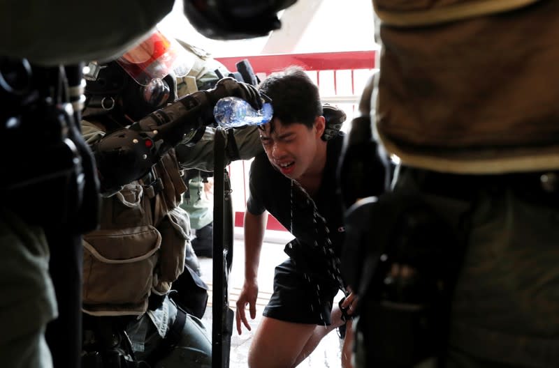 Anti-government demonstration in Hong Kong