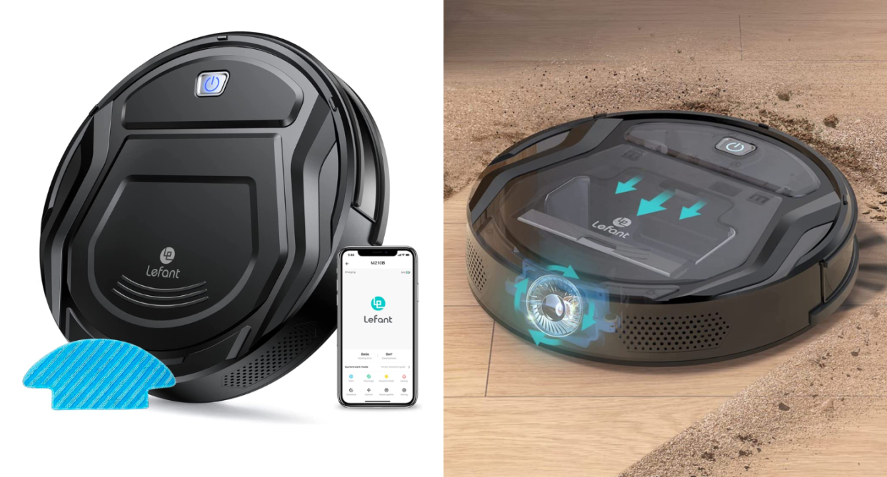 Lefant Robot 2000Pa Smart Vacuum and Mop Robot. Image via Amazon.