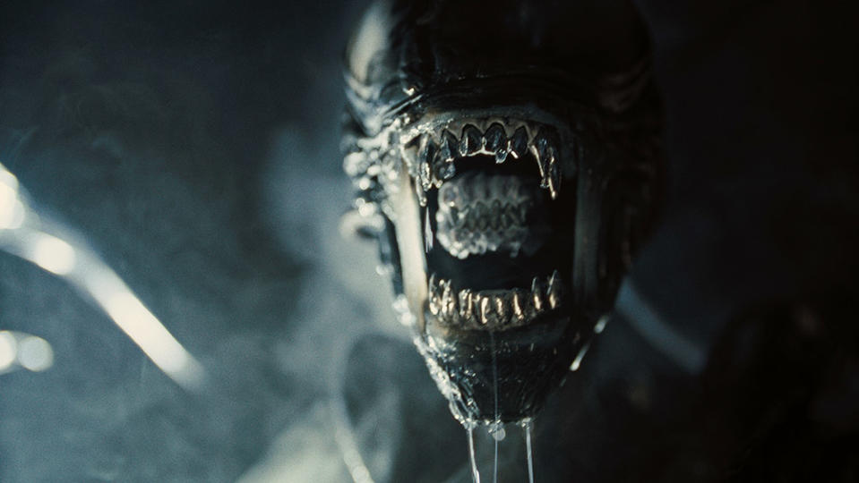 Xenomorph in 20th Century Studios' ALIEN: ROMULUS.