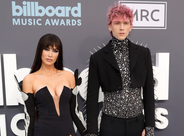 Megan Fox and Machine Gun Kelly attend the 2022 Billboard Music Awards at MGM Grand Garden Arena on May 15 in Las Vegas. (Photo: Frazer Harrison via Getty Images)