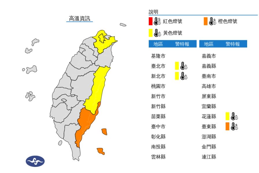 好熱…雙北花東高溫「恐飆36度」！林嘉愷曝2地區變天「雷雨狂炸3天」