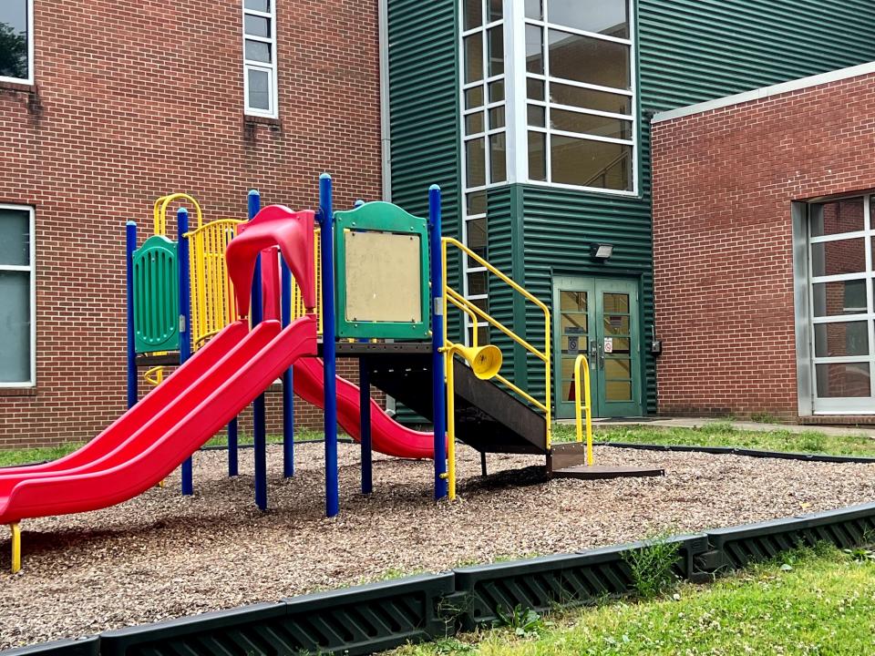 The pre-K and kindergarten playground at Inglewood Elementary School on May 22, 2022, in Nashville, Tenn.