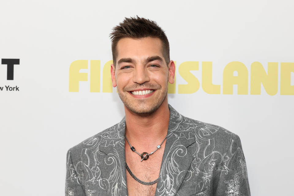 NEW YORK, NEW YORK - JUNE 02: Matt Rogers attends the premiere of "Fire Island" during the opening night of NewFest Pride at SVA Theater on June 02, 2022 in New York City. (Photo by Dia Dipasupil/Getty Images)