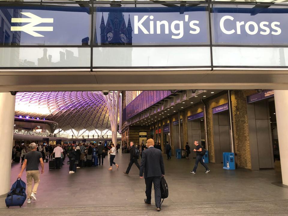 Close down: King’s Cross, one of the busiest stations in Britain, will have no trains from the evening of Christmas Eve to the morning of New Year’s Eve (Simon Calder)
