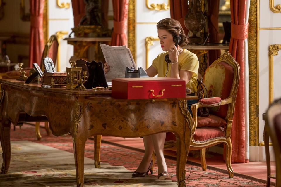 Queen Elizabeth (Claire Foy) in "The Crown" season two.