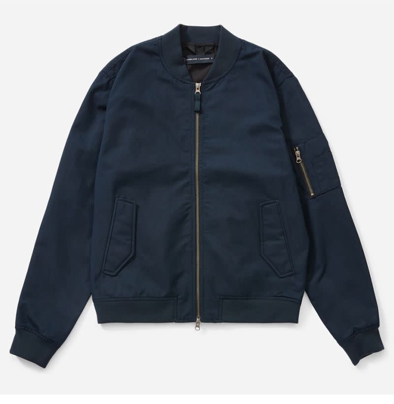 <p><a href="https://go.redirectingat.com?id=74968X1596630&url=https%3A%2F%2Fwww.everlane.com%2Fproducts%2Fmens-uniform-bomber-jacket-navy&sref=https%3A%2F%2Fwww.esquire.com%2Fstyle%2Fnews%2Fg2932%2F10-best-bomber-jackets-for-fall%2F" rel="nofollow noopener" target="_blank" data-ylk="slk:Shop Now;elm:context_link;itc:0;sec:content-canvas" class="link ">Shop Now</a></p><p>Uniform Bomber Jacket </p><p>everlane.com</p><p>$148.00</p>