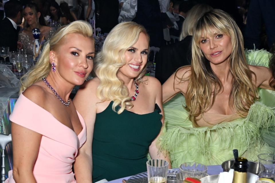 Ramona Agruma, Rebel Wilson and Heidi Klum (Dave Benett)