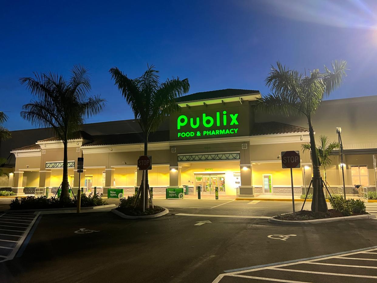 Publix Super Markets reopened its store at The Crossroads shopping center in Royal Palm Beach on Thursday, July 6, 2023. The store was demolished and rebuilt since closing in the fall of 2021. It drew national attention following three fatal shootings there in June 2021.