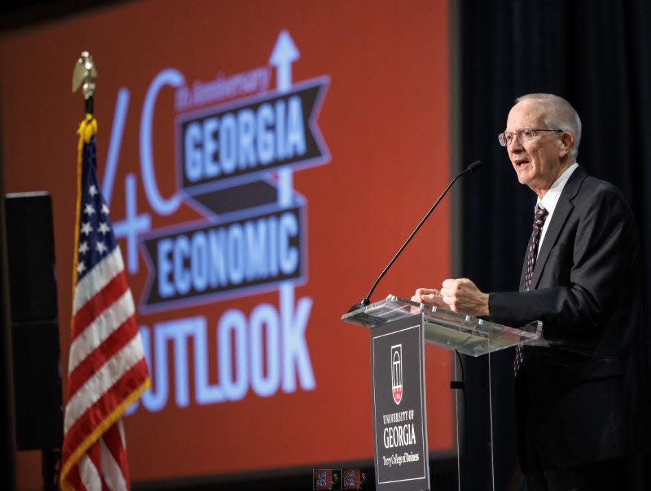 Jeff Humphreys of the Terry College of Business at UGA speaks about the effects of a recession on the economy of Athens.