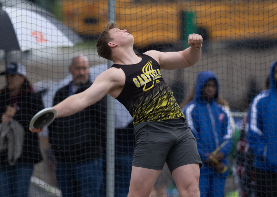 Boys Discus, Jesse Grace, Garfield. Mogadore Wildcat Invitational.