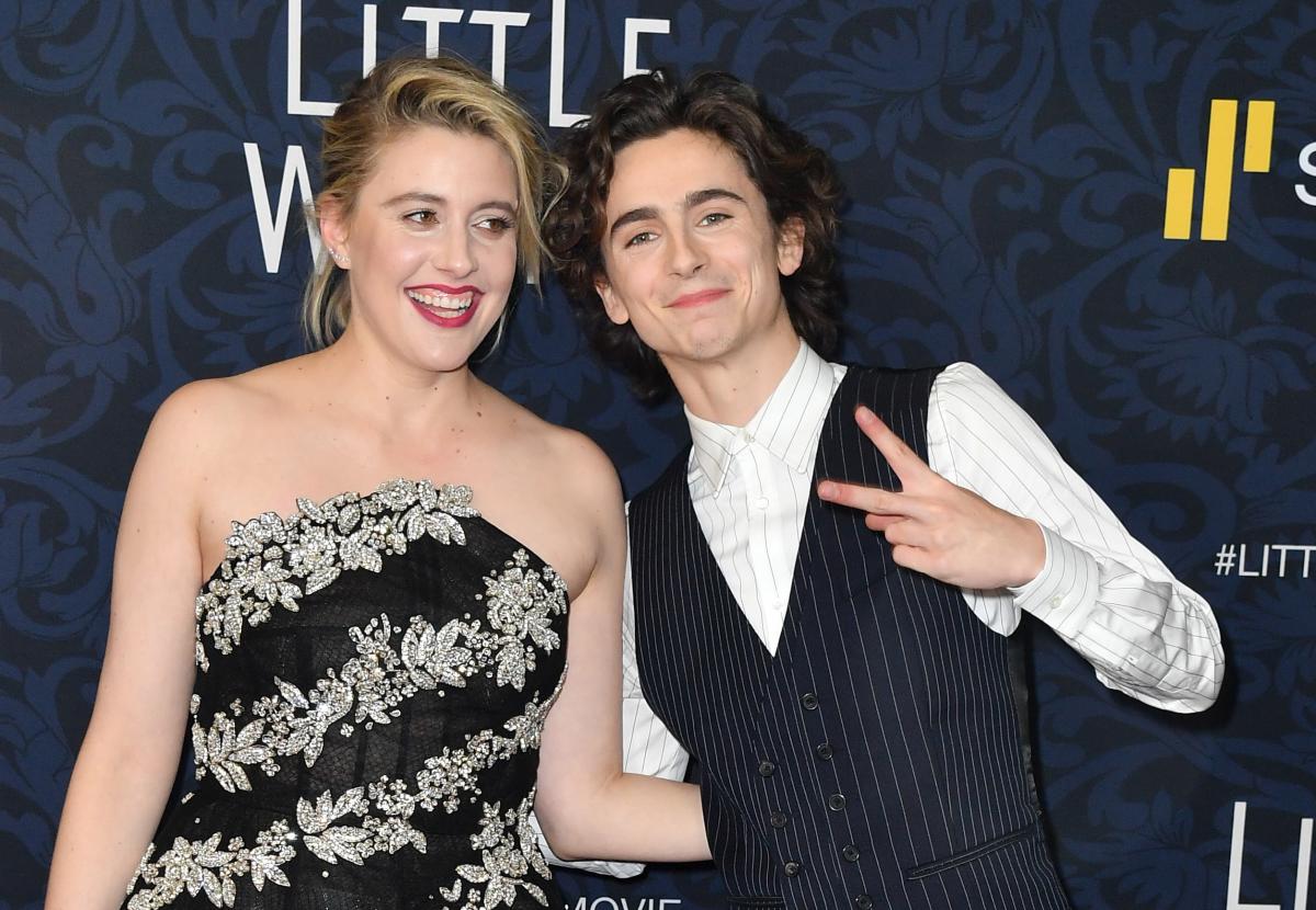 Timothée Chalamet visitou a produção de Barbie