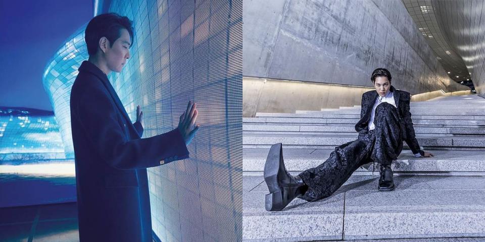 圖左為首爾時裝周2022秋冬大使Lee Jungjae（李政宰）圖右為首爾時裝周2022春夏大使KAI（金鍾仁）圖片來源：Instagram @seoulfashionweek_official