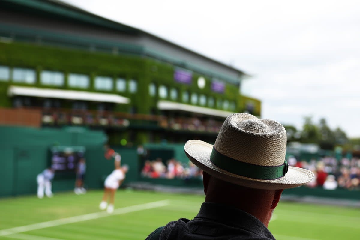 Panama hats are available for a hair-raising £120 in the Wimbledon shop (Getty)