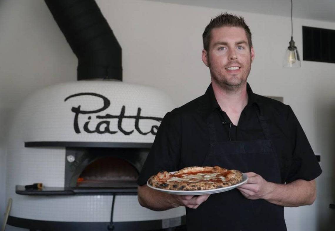 Piatto Neapolitan Pizzeria owner Robert McMullin served in the Air Force for four years.