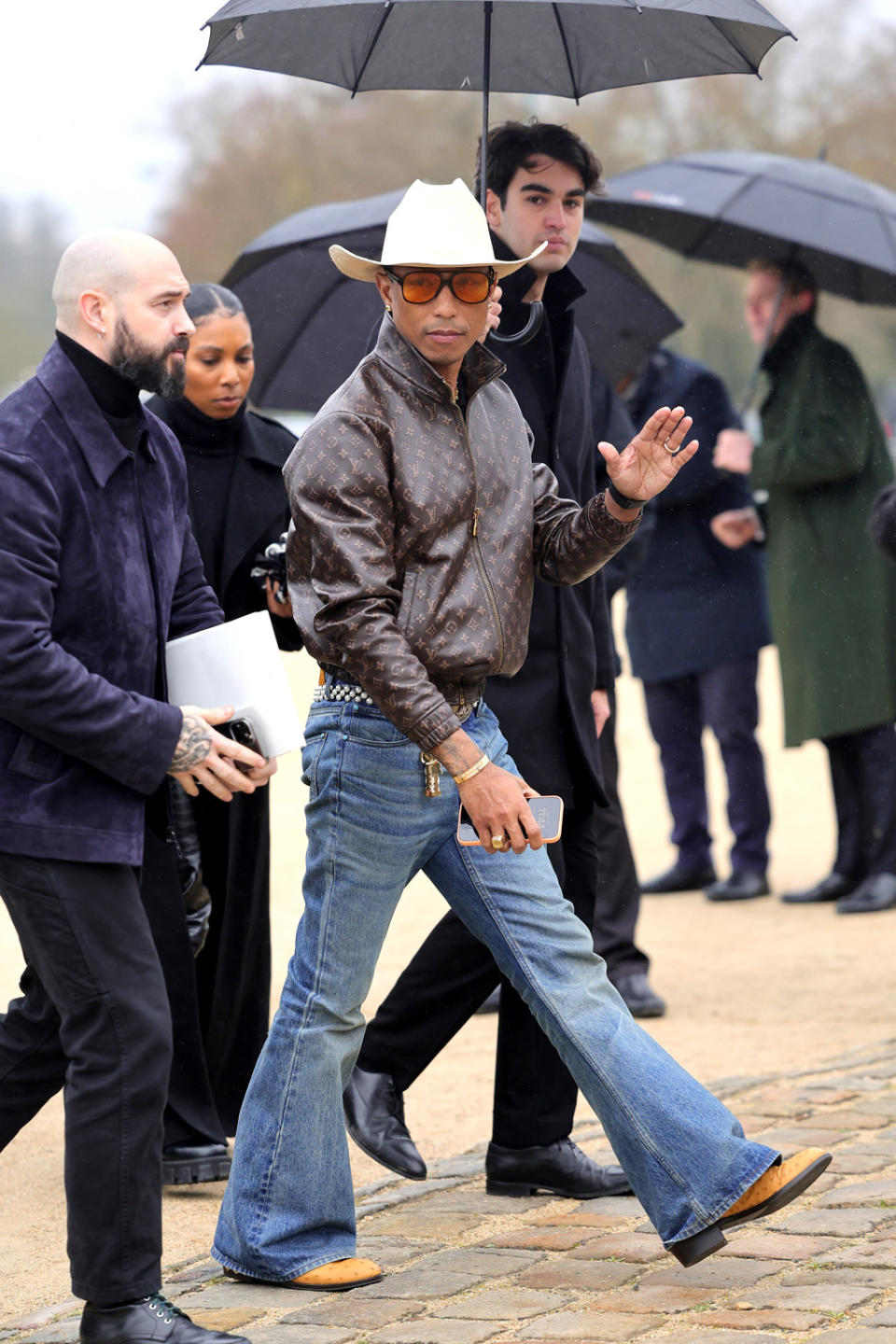 Pharrell Williams au défilé Loewe