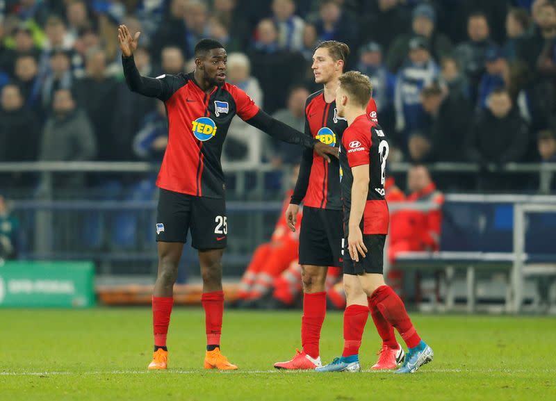 FILE PHOTO: DFB Cup - Third Round - Schalke 04 v Hertha BSC