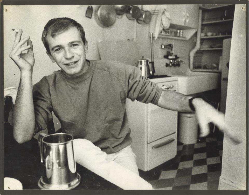 Terrence McNally in his first apartment, featured in "American Masters: Terrence McNally: Every Act of Life."