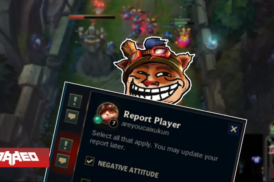 League of Legends ahora permite reportar a jugadores tóxicos durante las partidas sin esperar a que termine el juego