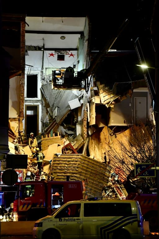 Several buildings either collapsed or were badly damaged in the explosion on Monday night