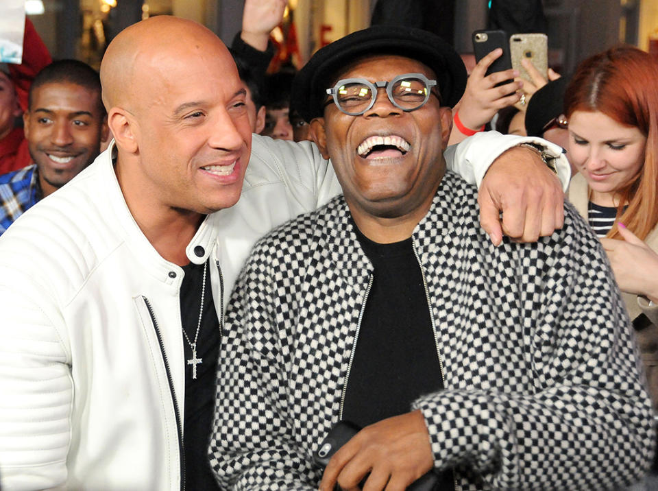 Vin Diesel and Samuel L. Jackson