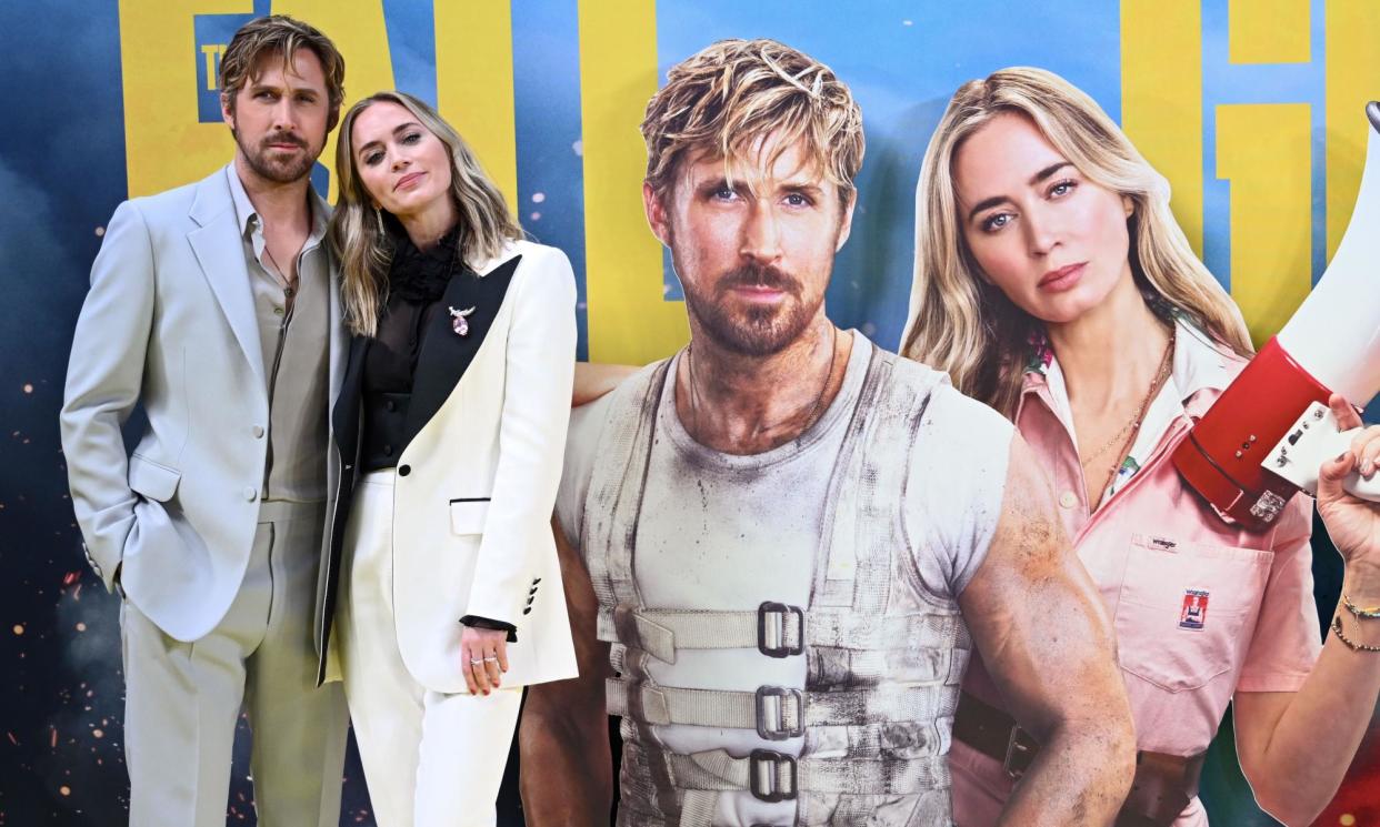 <span>‘A lot of what makes The Fall Guy a terrific film may not make it a terrific hit’ … Ryan Gosling and Emily Blunt at a screening for The Fall Guy in London.</span><span>Photograph: David Fisher/REX/Shutterstock</span>