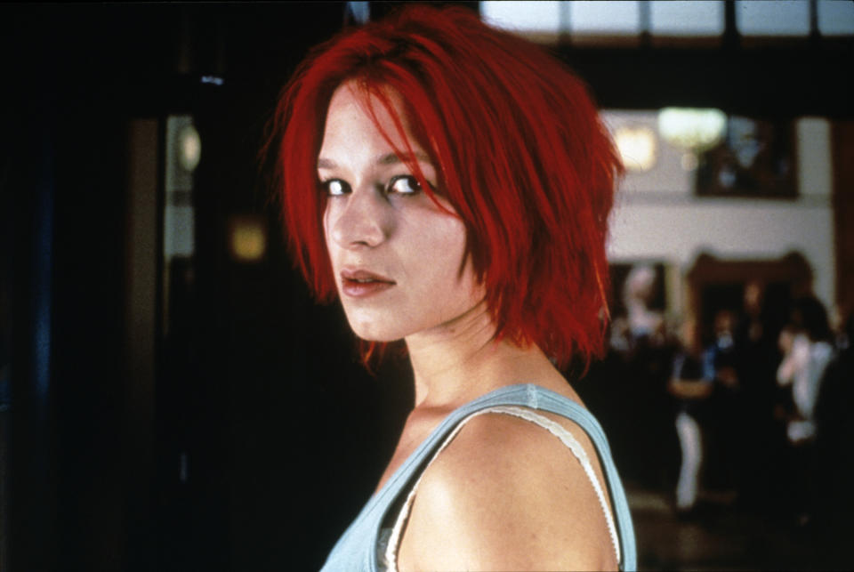 En esta imagen proporcionada por Sony Pictures Classics Franka Potente en una escena de "Run Lola Run". (Bernd Spauke/Sony Pictures Classics vía AP)